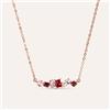 Stroili Collana Violet Ottone Rosa Cristallo
