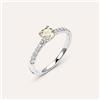 Stroili Anello Solitario Diamade Oro Bianco Diamante Lab-Grown