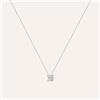 Stroili Collana Punto Luce Diamade Oro Bianco Diamante Lab-Grown