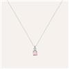 Stroili Collana Doppio Punto Luce Diamade Oro Bianco Diamante Lab-Grown