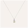 Stroili Collana Doppio Punto Luce Diamade Oro Bianco Diamante Lab-Grown