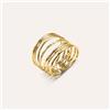 Stroili Anello Fascia Radiance Acciaio Dorato