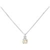 Stroili Collana Doppio Punto Luce Diamade Oro Bianco Diamante Lab-Grown