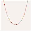Stroili Collana Silver Collection Argento Rosa Pietra sintetica