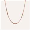 Stroili Collana Tennis Silver Rainbow Argento Rosa Cubic Zirconia
