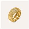 Stroili Anello Fascia Radiance Acciaio Dorato