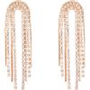 Stroili Orecchini Pendenti Romantic Shine Ottone Rosa Cristallo