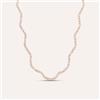 Stroili Collana Romantic Shine Ottone Rosa Cristallo