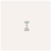 Stroili Mono Orecchino Lobo Silver Moments Argento Rodiato Cubic Zirconia
