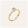 Stroili Anello Solitario Diamade Oro Giallo Diamante Lab-Grown