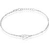 Stroili Bracciale Silver Elegance Argento Rodiato Cubic Zirconia