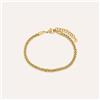 Stroili Bracciale Catena Man Code Acciaio Dorato