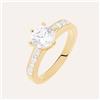 Stroili Anello Golden Dream Placcato Oro Giallo Cubic Zirconia