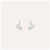 Stroili Orecchini Lobo Silver Moments Argento Rodiato Cubic Zirconia