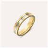Stroili Anello Fedina Man Code Acciaio Bicolore Giallo / Bianco