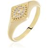 Stroili Anello Golden Dream Placcato Oro Giallo Cubic Zirconia