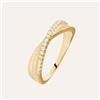 Stroili Anello Golden Dream Placcato Oro Giallo Cubic Zirconia
