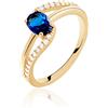 Stroili Anello Golden Dream Placcato Oro Giallo Pietra sintetica Cubic Zirconia