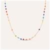 Stroili Collana Silver Collection Argento Rosa Cristallo