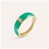 Stroili Anello Fascia Lady Sweet Acciaio Dorato Cristallo