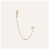 Stroili Mono Orecchino Lobo Punto Luce Golden Dreams Placcato Oro Giallo Cubic Zirconia
