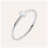 Stroili Anello Silver Elegance Argento Rodiato Cubic Zirconia