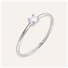Stroili Anello Silver Elegance Argento Rodiato Cubic Zirconia