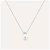 Stroili Collana Silver Pearls Argento Rodiato Perla sintetica Cubic Zirconia
