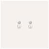 Stroili Orecchini Lobo Silver Pearls Argento Rodiato Perla sintetica