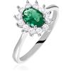 Stroili Anello Silver Elegance Argento Rodiato Cubic Zirconia