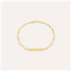 Stroili Bracciale Con Targhetta Oro Uomo Oro Giallo