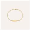Stroili Bracciale Con Targhetta Oro Uomo Oro Giallo