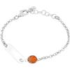 Stroili Bracciale Con Targhetta Silver Baby Argento Rodiato
