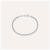 Stroili Bracciale Catena Gentleman Argento Rodiato