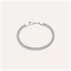 Stroili Bracciale Catena Gentleman Argento Rodiato