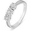 Stroili Anello Trilogy Diamotion Oro Bianco Diamanti