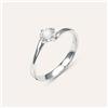 Stroili Anello Solitario Valentino Diamotion Oro Bianco Diamante