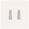 Stroili Orecchini Lobo Trilogy Diamotion Oro Bianco Diamante