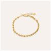 Stroili Bracciale Catena Silver Collection Argento Dorato