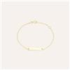 Stroili Bracciale Con Targhetta Religious Gold Oro Giallo