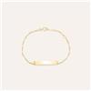 Stroili Bracciale Con Targhetta Religious Gold Oro Giallo