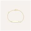 Stroili Bracciale Con Targhetta Religious Gold Oro Giallo