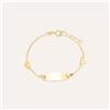 Stroili Bracciale Con Targhetta Religious Gold Oro Giallo