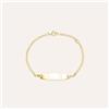 Stroili Bracciale Con Targhetta Religious Gold Oro Giallo