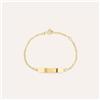 Stroili Bracciale Con Targhetta Religious Gold Oro Giallo