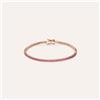 Stroili Bracciale Tennis Silver Rainbow Argento Rosato Cubic Zirconia