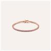 Stroili Bracciale Silver Rainbow Argento Rosato Cubic Zirconia