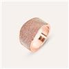 Stroili Anello Fascia Aura Acciaio Rosa