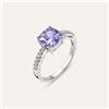 Stroili Anello Solitario Silver Rainbow Argento Rodiato Cubic Zirconia