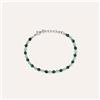 Stroili Bracciale Man Code Acciaio Malachite